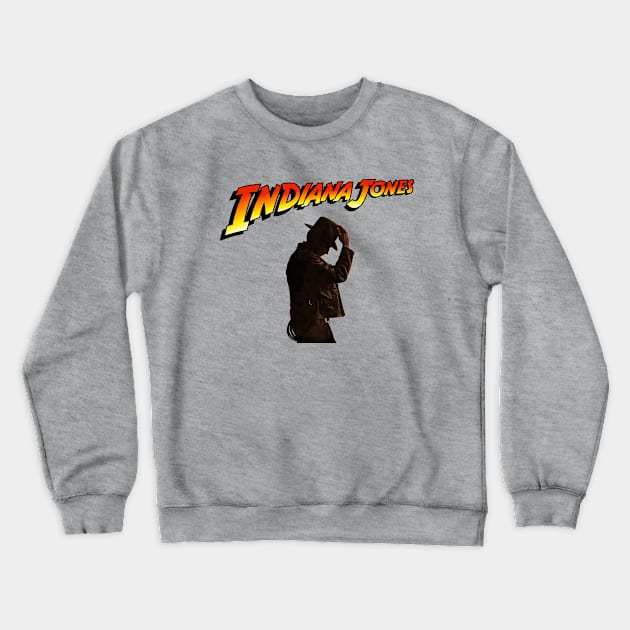 I LOVE INDY Crewneck Sweatshirt by Buff Geeks Art